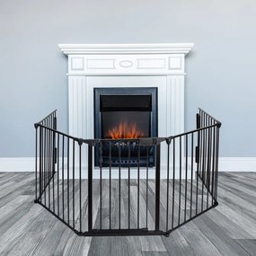 Stilista Parawan kominkowy, metal, 3050 x 755 x 600 cm