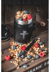 Czarny termos na jedzenie ze stali nierdzewnej 400 ml Legendary Classic Black – Stanley