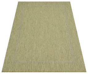 Dywan zewnętrzny Relax ramka zielony 60 cm x 100 cm