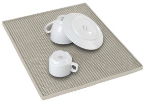 Beżowa gumowa podkładka do naczyń 40x30 cm Maxi – Wenko