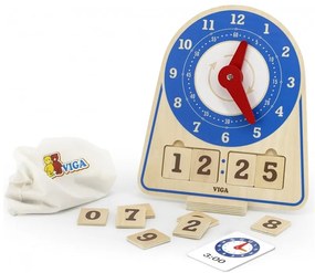 Viga drewniany zegar nauka zegara  czasu montessori