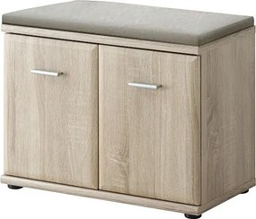 Szafka na buty z siedziskiem ARMARIO dąb sonoma