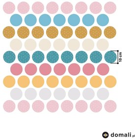 Naklejki na ścianę - Kropki I