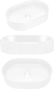 Szafka łazienkowa 120 cm Nova z białymi umywalkami Beyond, kaszmir mat/dąb coast evoke