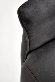 Fotel wypoczynkowy elektryczny pionizacja masaż rozkładany czarny SEMIR 2