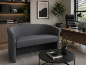 Sofa CLUB tapicerowana : Kolor tkaniny - EKO-SKÓRA - 23D, Typ tkaniny - Eko-skóra