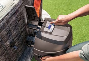 Jacuzzi ogrodowe dmuchane Intex Pure Spa 450 - basen z hydromasażem 4 osobowy, WiFi