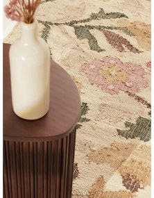 Kremowy chodnik z juty tkany ręcznie 80x200 cm Roya Violette – Elle Decoration