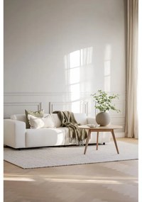 Naturalny okrągły stolik w dekorze dębu 90x90 cm Yumi – Rowico