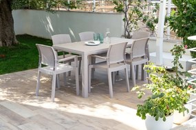 DAVIDE stół plastikowy, szary