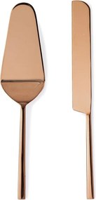 Zestaw noża i łopatki do ciast 2 szt. ze stali nierdzewnej Hestia – Bizzotto