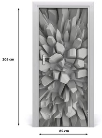 Naklejka samoprzylepna na drzwi Abstrakcja 3D