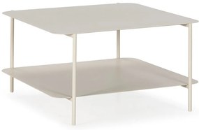 Kremowy metalowy stolik 70x73 cm Beatrix – MOME