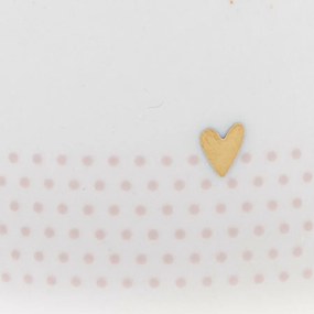 Porcelanowy kubek Złote serce 100 ml