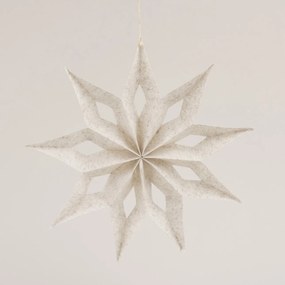 Ozdoba świąteczna Nivalis I ecru 50 cm