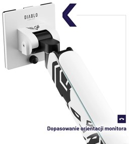 Uchwyt na monitor LED RGB X-Arm