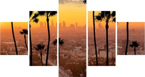 Obraz - Panorama Los Angeles (125x70 cm)