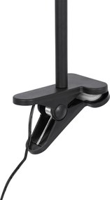 Czarny wentylator stołowy z LED 2700K - Dores