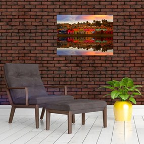 Obraz na szkle - Miejsce do letniego pływania (70x50 cm)