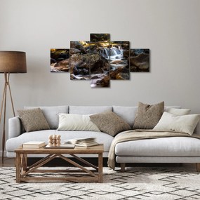 Obraz skalistego strumienia (125x70 cm)