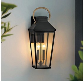 Hinkley HK-DAWSON-L - Zewnętrzny kinkiet DAWSON L 2xE14/40W/230V IP44