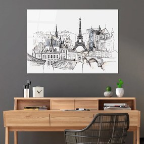 Szklany obraz 70x100 cm Paris – Wallity