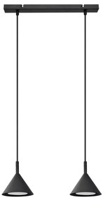 Żyrandol na lince ETNA 2xGX53/15W/230V czarny