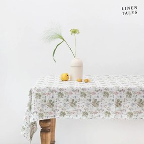 Lniany obrus 140x300 cm White Botany – Linen Tales