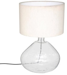 Lampa z materiałowym abażurem Melly, wys. 60 cm