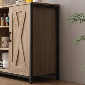 Szafka boczna z otwartymi półkami komoda