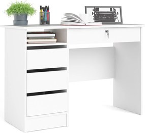 Biurko z szufladami Function 4S biały