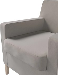 Pokrowiec na fotel Karlstad kolor beżowy tkanina welwetowa
