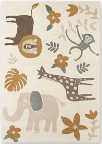 Dywan dziecięcy Safari Adventures – Zwierzęta 120 cm x 170 cm Atest Oeko Tex