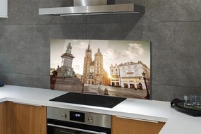 Szkło do Kuchni na Ścianę Krakowski Pomnik i Bazylika