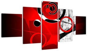 Obraz abstrakcji (125x70 cm)