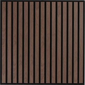 Drewniany sufitowy panel akustyczny, 595 x 595 mm, B2BP007, 4 szt., orzech