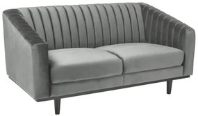 SOFA  ASPREY 2 VELVET SZARY BLUVEL 14/ WENGE SIGNAL