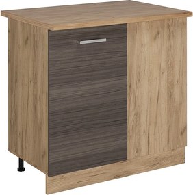 Szafka narożna szlachetna szarość 86x60x81.6 r-line