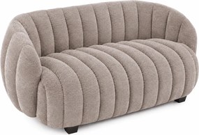 Ciemnobeżowa nowoczesna sofa dwuosobowa do salonu K7-C24