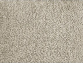 Beżowy rozkładany/ze schowkiem narożnik z materiału bouclé (lewostronny/z szezlongiem) Montaigne – Bobochic Paris