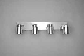 Metalowa lampa punktowa w kolorze błyszczącego srebra 19x52 cm Angelo – Trio