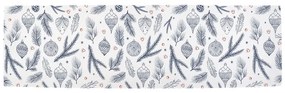 Bawełniany bieżnik ze świątecznym motywem 40x140 cm Tree Needles – Butter Kings