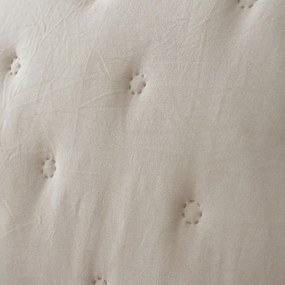 Kremowa narzuta pikowana z materiału sherpa 220x230 cm Cosy Nori – Catherine Lansfield