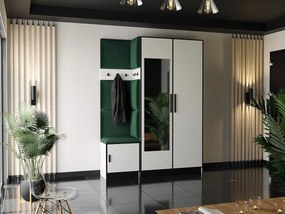 Garderoba ROJ 13 Biały + Zielony