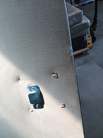 PROMOCJA Kremowa rozkładana sofa narożna MONORA, dwustronna II gatunku