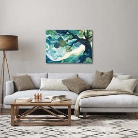 Obraz – Zielona korona drzewa życia (70x50 cm)