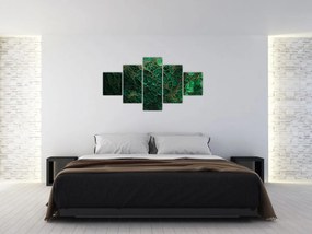 Obraz - Zielony mikroskopowy obraz (125x70 cm)