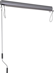 Markiza Pionowa Outsunny z Ochroną przed Słońcem i Wiatrem, Szara