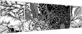 Obraz - Egzotyczny ogród (170x50 cm)