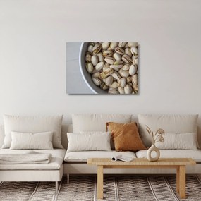 Obraz na szkle - pistacje (70x50 cm)
